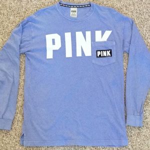 NWOT, PINK long sleeve tee, XS